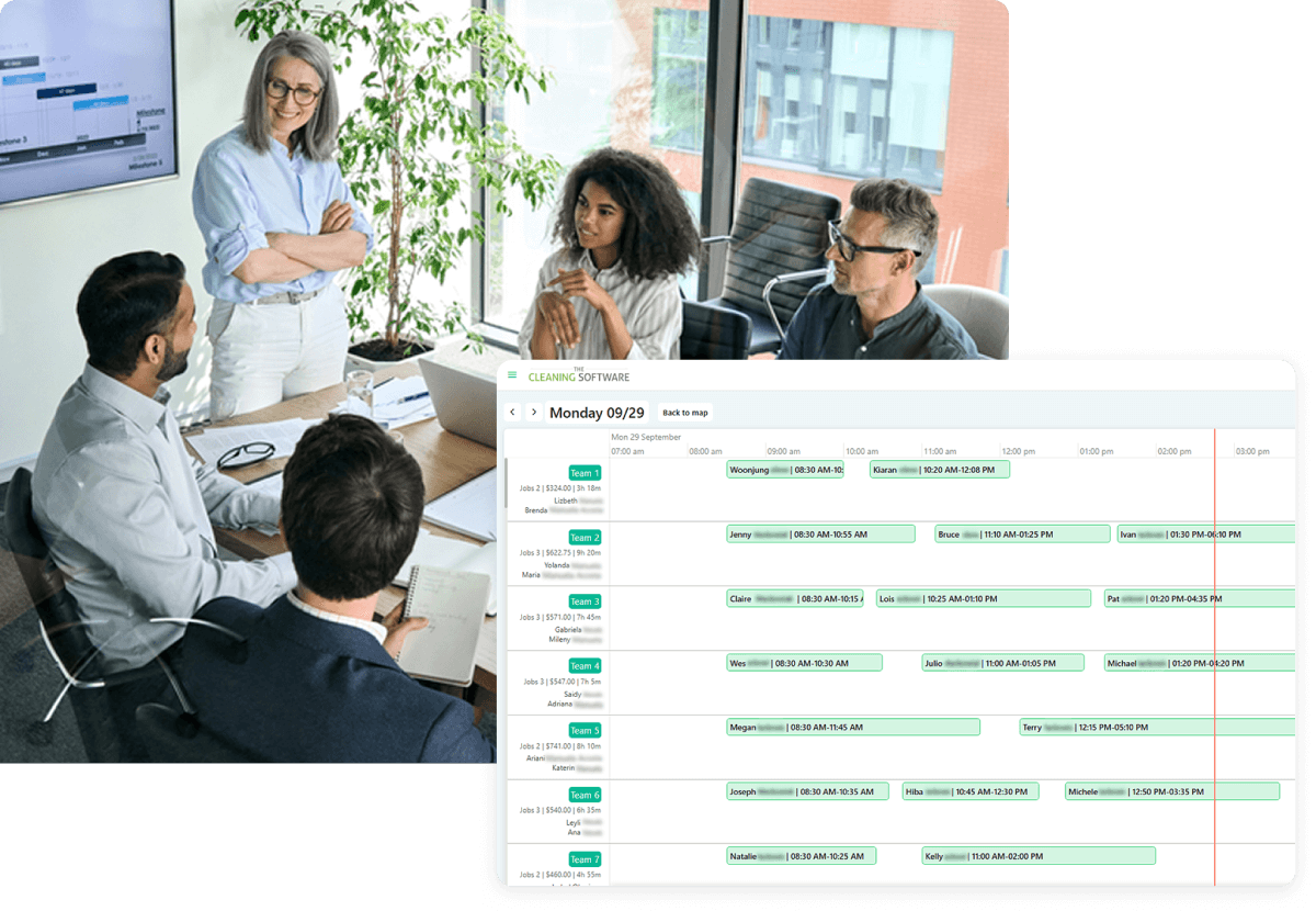 automated cleaning crm software