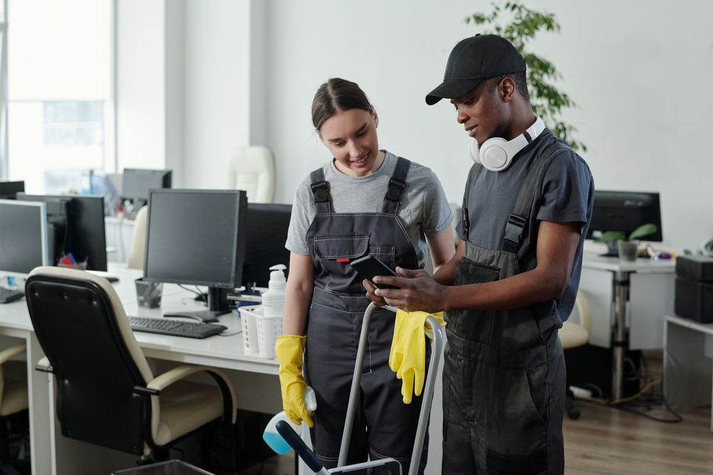 consistent scheduling by area for a cleaning company